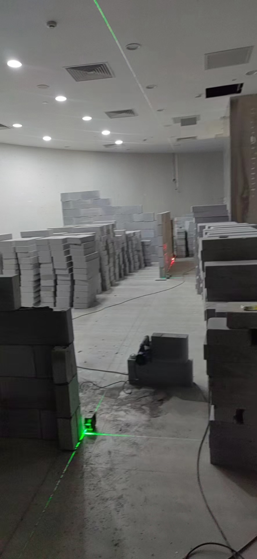 轻质砖隔墙施工效果